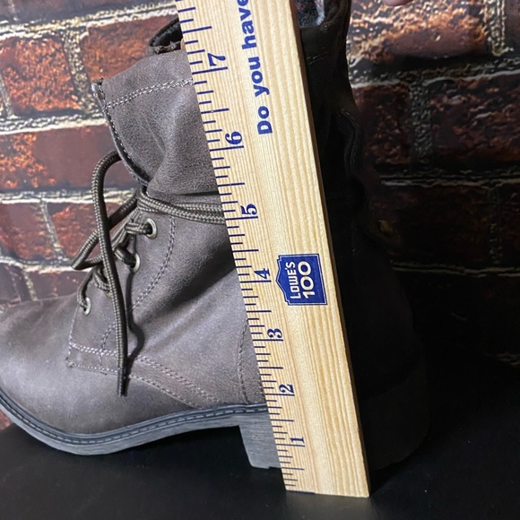 Mudd Brown Combat-Style Boots Sz 8.5 - Picture 9 of 9